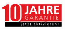 Werbung mit Garantie 10 Jahre